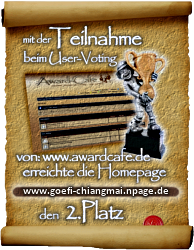 Awardgewinn 2. Rang bei Awardcafe