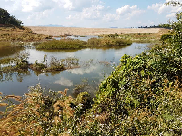 Ausblick im zukünftigen Stausee